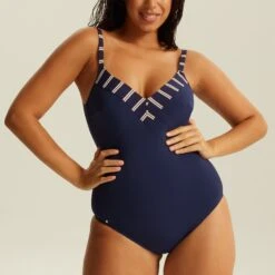 Maillot Une Pièce Sans Armatures Marine Précieux TAVOLARA -BESTFORM BOUTIQUE CS71103 A27 WEB 11